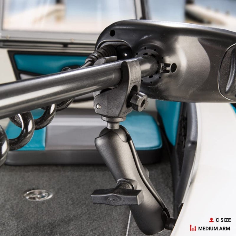 RAM Mounts RAP-400-202U Tough-Claw Trolling Motor Stabilizer with Medium Arm - Image 5